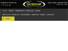 Tablet Screenshot of gormanent.com